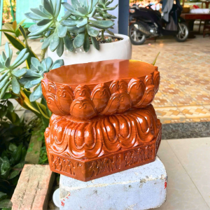 Đế đài sen để tượng Phật theo yêu cầu | Đôn gỗ hoa sen | Đế Sen Tháp tỏi hoa sen bằng gỗ tự nhiên