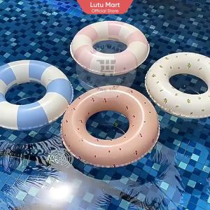 Phao Bơi Trẻ Em Bơm Hơi Hình Dưa Hấu Bằng Pvc Phao Tròn Cho Bé - Lutu Mart