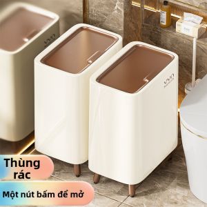 Thùng Rác Vuông Dung Lượng Lớn Cho Phòng Tắm Tại Nhà 12L