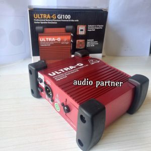 BEHRINGER ULTRA-G GI100 1 CHANNEL ACTIVE GUITAR DIRECT BOX GI 100