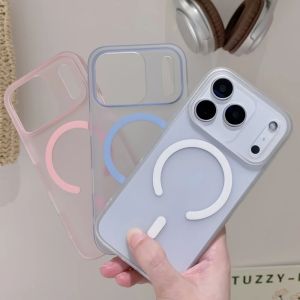 Candy Matte Slim Magnetic For Magsafe Case For iPhone 17 Air 16 15 14 13 12 11 17 Pro Max Plus Hard PC Wireless Charger Cover