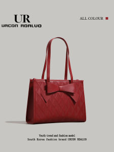 UR Bride Tote Bag Diamond Pattern Commuter Womens Bag Wedding New 2025 Large Capacity Underarm Single Shoulder Bag