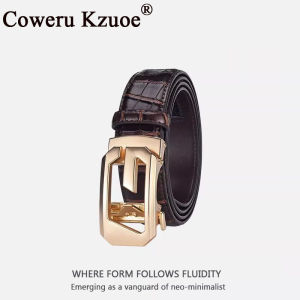 Automatic Buckle Fashionable Versatile Mens Belt For Jeans Business Casual