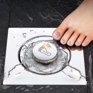 Saringan Got Injak Air Kamar Mandi l Floor Drain l Stainless