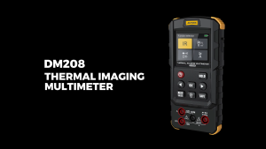 AUTOOL DM208 AThermal Imager Multimeter & Oscilloscope – 320×240 IR High-Precision 25000Counts 2CH 80MHz -20~550℃ Temperature Measurement for Automobile Pipe Heating & Electrical Diagnostic Tools
