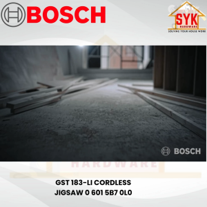 SYK Bosch GST 183-LI Cordless Jigsaw Solo Machine Wood Cutting Jigsaw Mesin Gergaji Pemotong Kayu 0 601 5B7 0L0