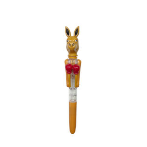 Glowing Kangaroo Boxing Pen Creative Prank Toy for Kids Gift Glowing Whole Pest Control Funny Hand Play Novelty Toy Pen