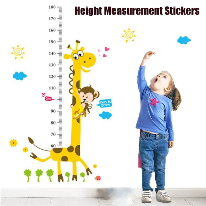 【COD】Baby Height Measurement Chart Ruler Kids Rooms Growth Chart Wall