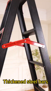 5/6/7/8 Step Heavy Duty Aluminium Double Sided Ladder Multi Purpose Ladder Foldable Tangga Lipat