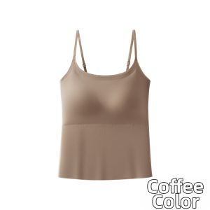 MiiOW | Bra Integrated Summer Back Beauty Camisole with Padded Cups