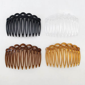 3PCS Simple and Stylish 11 Teeth French Twisted Hair Combs For Women and Girls Headwear Hair Accessories
