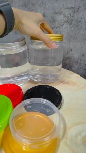 Combo 12 Hũ Nhựa PET 650ml Cổ Rộng 86mm – Kèm Nắp Nhôm Nắp Nhựa | Hũ Trong Suốt Cứng Cáp Đựng Thực Phẩm An Toàn