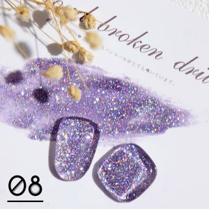 Sơn Gel Móng Tay Phản Quang WS Purple Gold Silver 10ml Nhũ Lấp Lánh Hồng Đỏ Bóng Mượt Bán Vĩnh Cửu Dụng Cụ Làm Móng