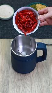 8 Blade Electric Grinder 200W Coffee Spice Grains Spices Beans Flour Nuts Cereals Mesin Pengisar