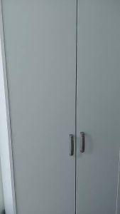 RISERO Wooden Wardrobe Mirrored Wardrobe Bedroom Wardrobe Home Large Capacity Clothes Storage Cabinet