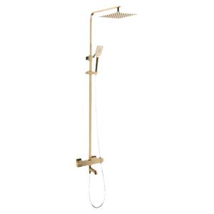 AZOS | Copper Thermostatic Shower Set Wall-mounted