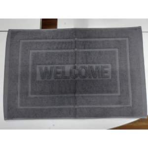 พรมเช็ดเท้าผ้าคอตตอน 100% น้ำหนัก8ปองขนาด47x75