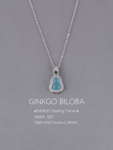 925 Sterling Silver New Chinese Style Imitation Agate Gourd Necklace Luxury Minimalist Clavicle Chain Fashion Jewelry Accessory