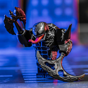 Super Cute Cartoon Venom Massacre Riot Serum Third Party Suitable for Lego Building Blocks Doll Childrens Day Toy Gift