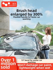 HELLOLEIBOO | Car Washing Soft Bristle Extendable Brush