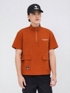 CASTELBAJAC GOLF | Summer Comfort Loose Fitting Stand Collar T-shirt