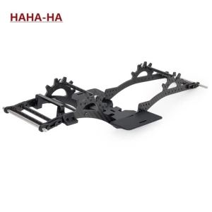 Bộ Khung Sườn Sợi Carbon LCG Dành Cho Xe RC Crawler 1/10 SCX10 II Capra VS4-10 Comp - Giá Đỡ Servo Delrin Khung Lắp Ráp DIY