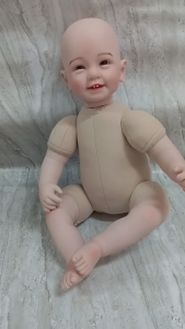 [ Mẫu Mới 2025] Búp Bê Thân Gòn Mắt Tít 4 Răng Trọc NPK 55 cm = 22 inch Vynil Reborn Baby Doll PVN9382