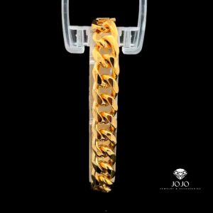 LT08 Lắc tay nam - nữ ti-tan truyền thống dát vàng cao cấp