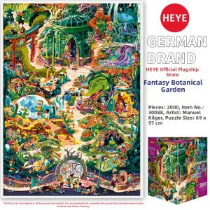 Heye | Therapeutic Challenging Fantasy Garden Adult Puzzle 2000 Pieces