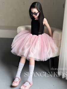 Elegant Princess Style Ballet Dress for Girls Summer New Arrival High Waist Midi Skirt Breathable Comfortable Korean Version