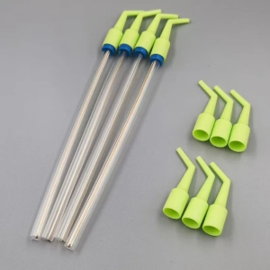 Dentistry Disposable Suction Tip Conversion Head Bend Pipe High Temperature Resistance Disinfect Oral Cavity Surgery Straw Tools