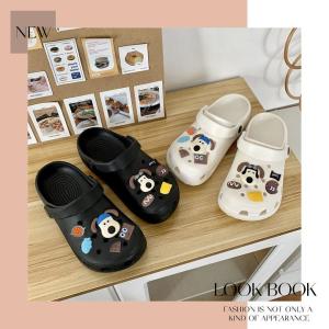 LKShoes สินค้าเข้าใหม่ - รองเท้าแฟชั่นทรงสูง ติดลวดลาย 2สีให้เลือก ควรมีที่กับตัวเอง