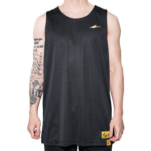 Narrow Shoulder Basketball Vest White