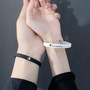 🔥Cozyrooms👍Champion Rubber Bracelet Simple Silicone Couple Bracelet For Men Women