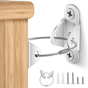 Home Safety Accessories: Furniture Anchor Straps & Anti-Tip Wall Straps for Baby Safety