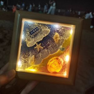 Khung Ảnh Blue Tear Glow-in-the-dark Vỏ Lớp Ngoài Khung Ảnh Du Lịch Quà Lưu Niệm Sáng Tạo Trang Trí Nhà Cửa Từ Thương Hiệu Star Của Trung Quốc Khung Vỏ Sò