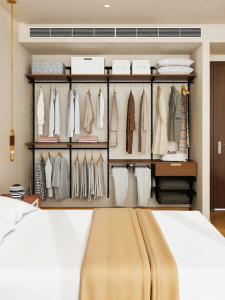 PONIE | Column Style Vintage Space-saving Metal Wardrobe Frame