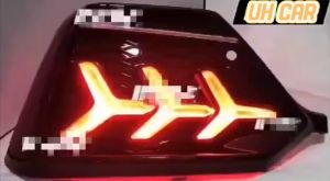 Honda Civic FC 2016 - 2021 Hatchback Type R Fish Bone Design Rear Bumper Reflector With Signal Running
