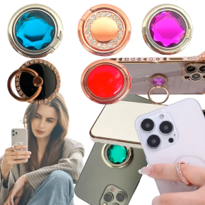 Diamond Phone Finger Ring Holder