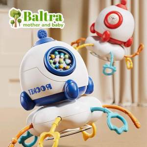 Baltra Baby Finger Toy Montessori Pull String Sensory Toy for Baby Early Education Silicone Pull String Toy