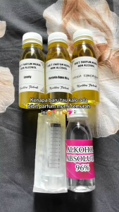 Bibit Parfum Non Alkohol Murni Berkualitas || 700++ Varian Aroma|| Aman Untuk Sholat