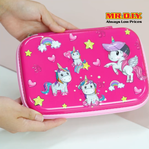 YISHANGPIN กล่องใส่เครื่องเขียนรูปยูนิคอร์น (15 x 23 ซม.)