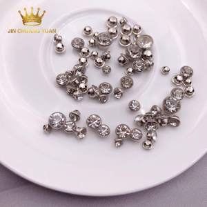 อุปกรณ์ทำเครื่องประดับ DIY รูปหัวเข็มขัดเพชรสำหรับตกแต่งเสื้อผ้าแบบมือถือ