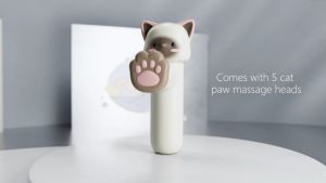 ACECOOL Super Mini Muscle Massager Portable Small Fascia Gun Cat Style Muscle Massager Set Gift for Workout/Office Muscle Relaxation