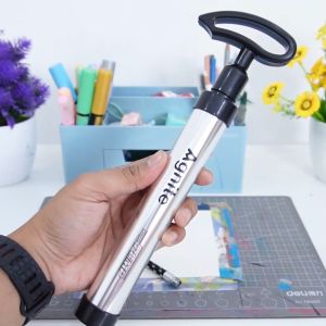 Agnite Portable Ball Pump / Pompa Bola Portable / Pompa Angin Manual Untuk Bola Basket Bola Volly Sepak Bola Murah F1301