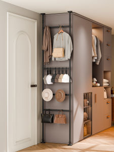 QIANKUOTAI | Narrow Over-the-Door Hanging Clothes Rack