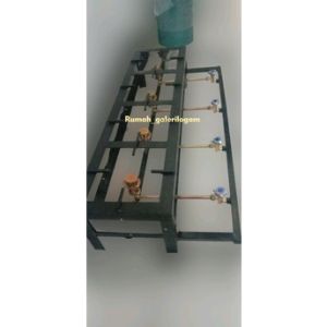 kompor Sambal gami Seafood 4 tungku + meja kaki ( murah & bagus ) cobek 18 20 22 cm