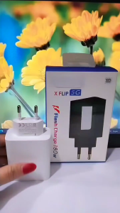 Power Adaptor Batok Charger Vivo X Flip 5G 180W Super Fast Charging Quick Qualcomm 3.0 USB A