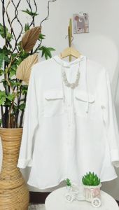 KEMEJA WANITA HODIE CRINKLE AIRFLOW / TUNIK ROSALINE KASUAL WANITA AIRFLOW KOREAN STYLE