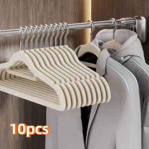 10pcs Sets Non-slip Hangers Space-saving Coat Clothes Hanger Strong Durable Clothes Hangers